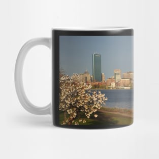Boston Charles River on a Spring day Mug